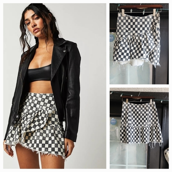 MOTHER The Minx Mini Fray Skirt - Picture 1 of 4